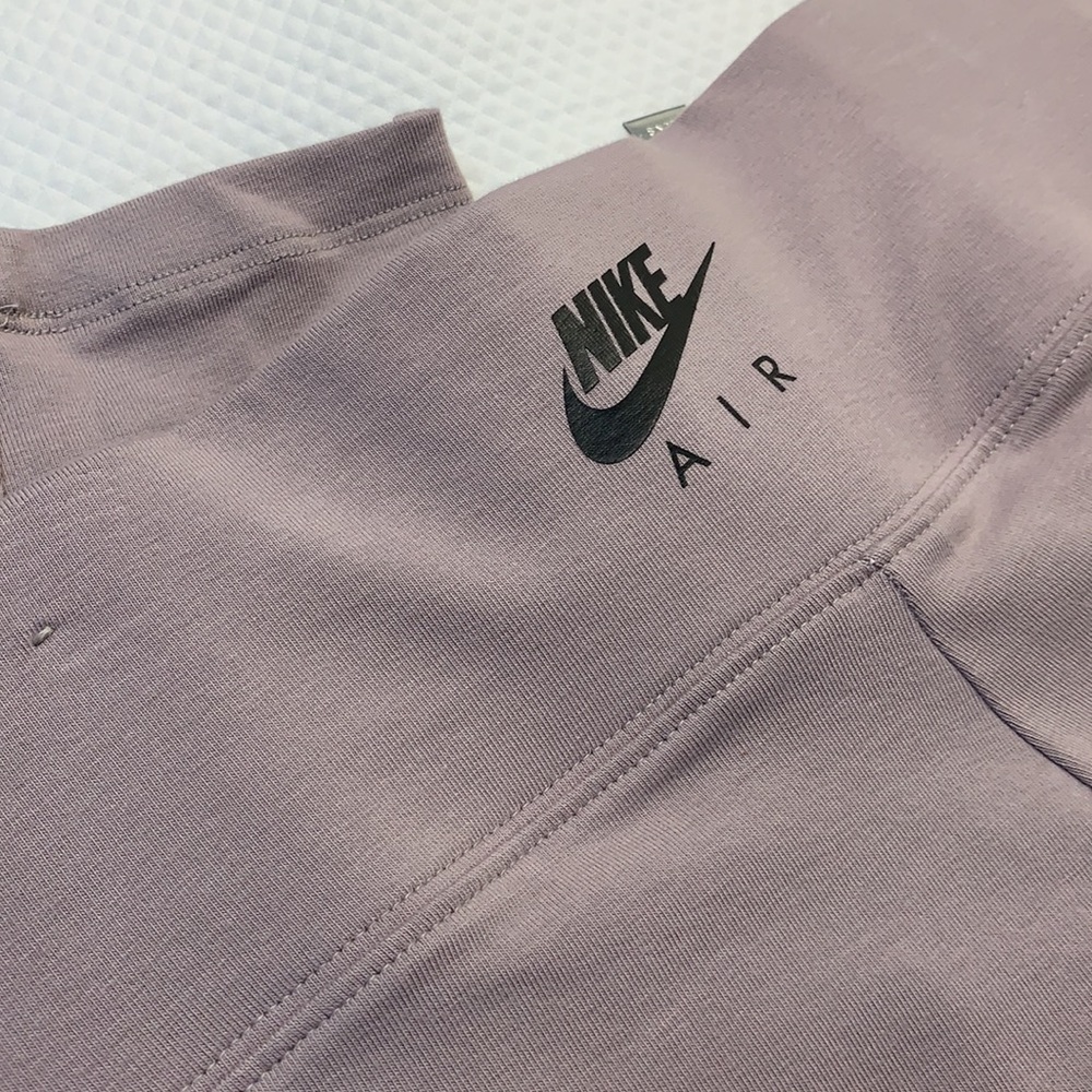 Nike Air leggings elastic stripes taupe size small - Picture 4 of 8